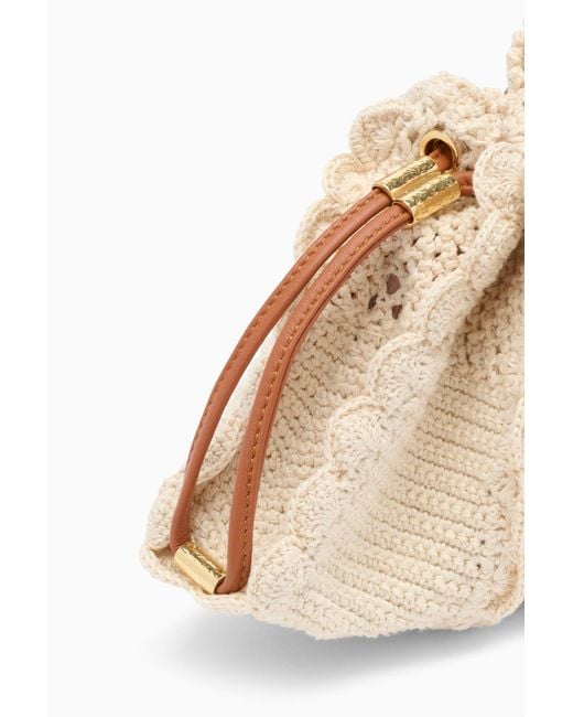 Ulla Johnson Natural Adria Small Crochet Crossbody