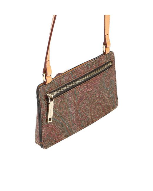 Etro White Logo Shoulder Bag