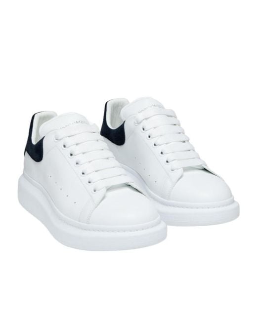 McQueen White Leather Oversized Sneakers for men