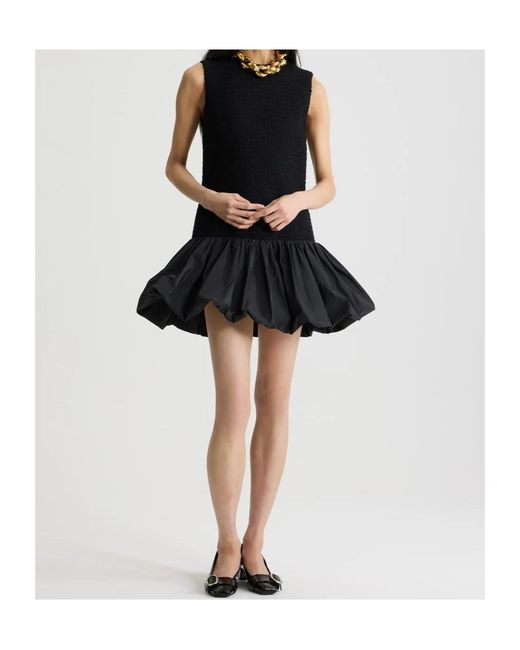 Patou Black Wool Blend Dress