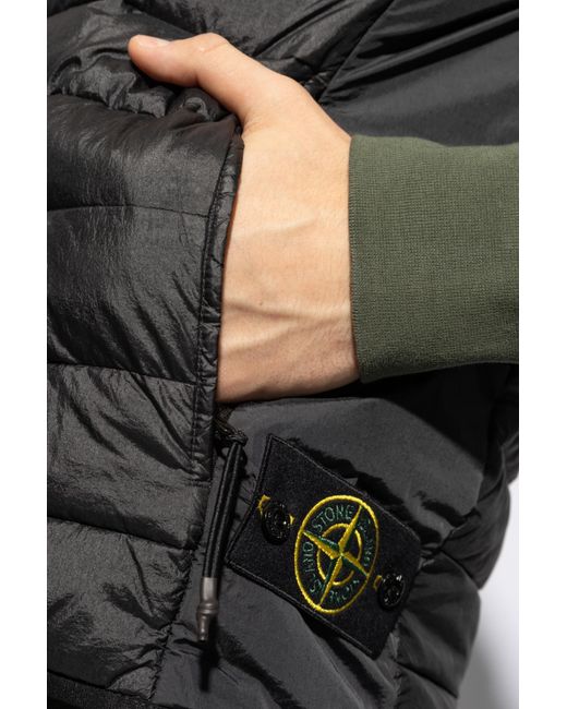 Stone Island Black Vests for men