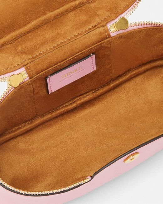 Versace Pink Tag Zipped Vanity Bag