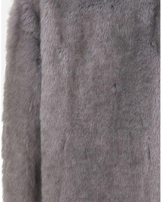 Stand Studio Gray Valentina V-Neck Jacket