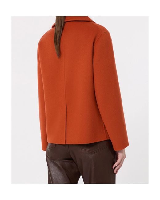 Max Mara Orange Long Sleeve Jacket