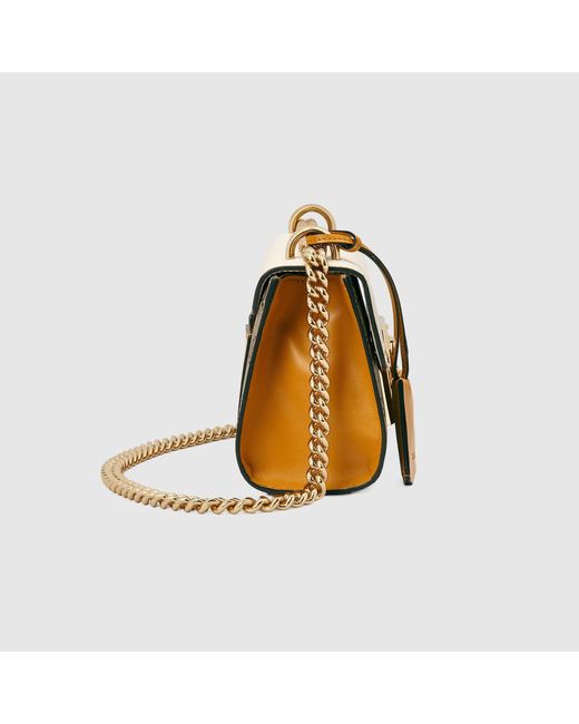 Gucci Natural Padlock Shoulder Bag