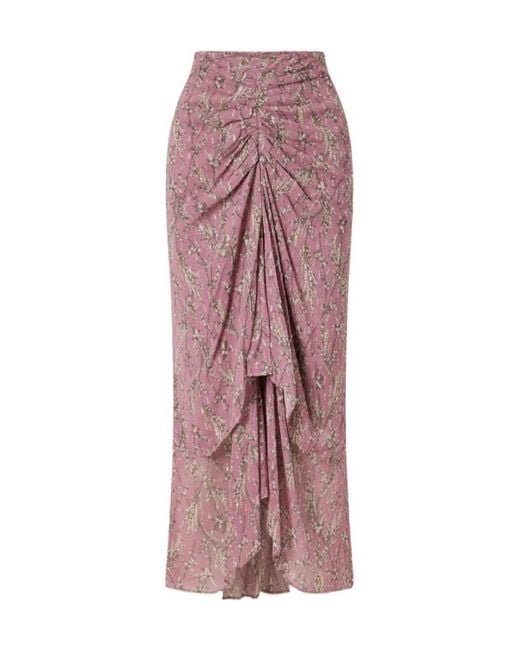 Veronica Beard Pink Lightweight Printed Maxi Dress