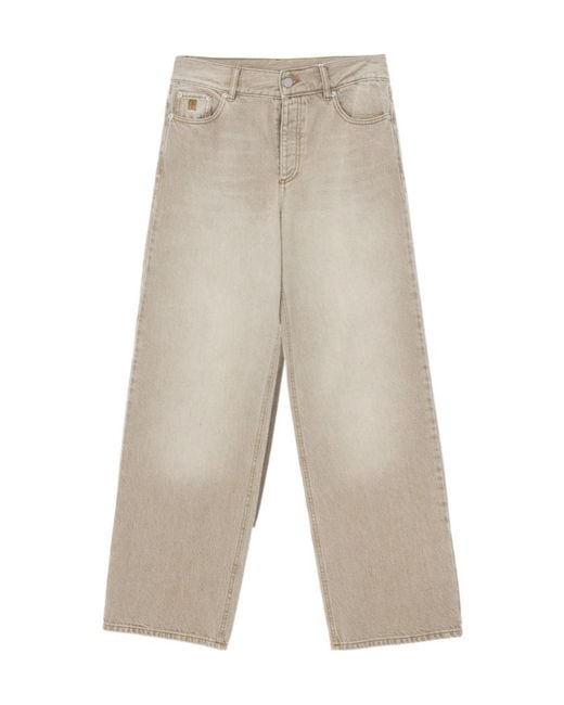 By Malene Birger White Belt Loop Jeans