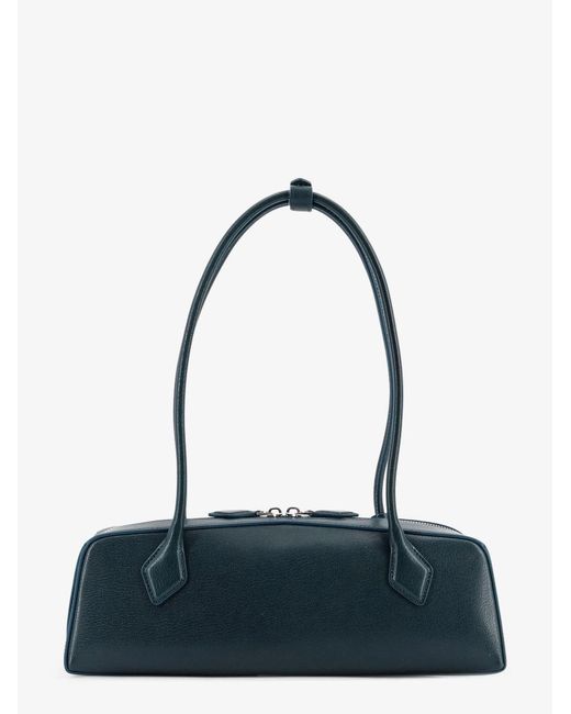 Alaïa Blue Alaïa Le Teckel Medium Shoulder Bag