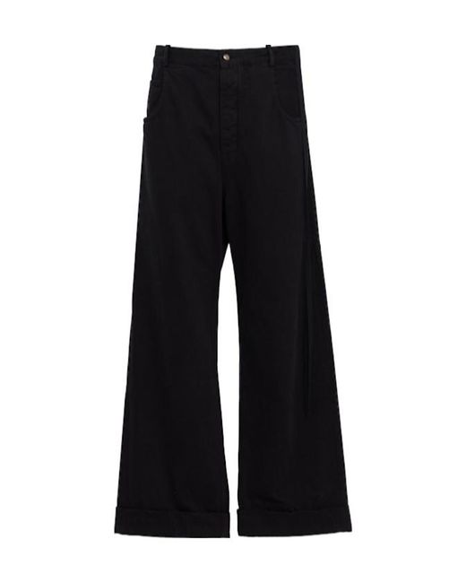 Ann Demeulemeester Black Michael 5-Pocket High Comfort Pants for men