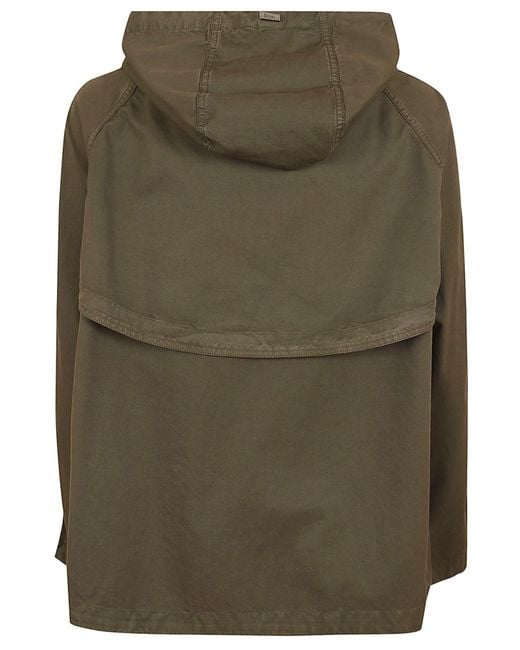 Herno Green Hooded Padded Jacket