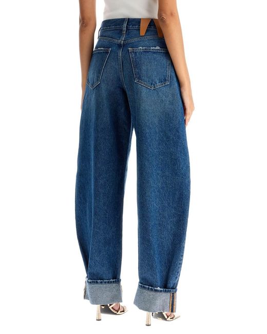 DARKPARK Blue Khris Wide-Leg Denim Jeans