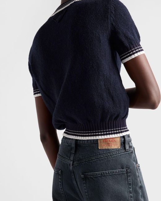 Prada Blue Five-Pocket Denim Jeans for men