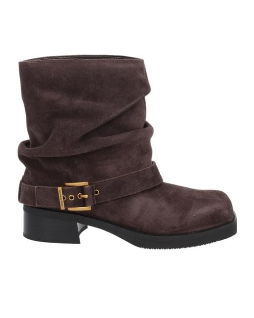 MICHAEL Michael Kors Brown Colby Ankle Boots