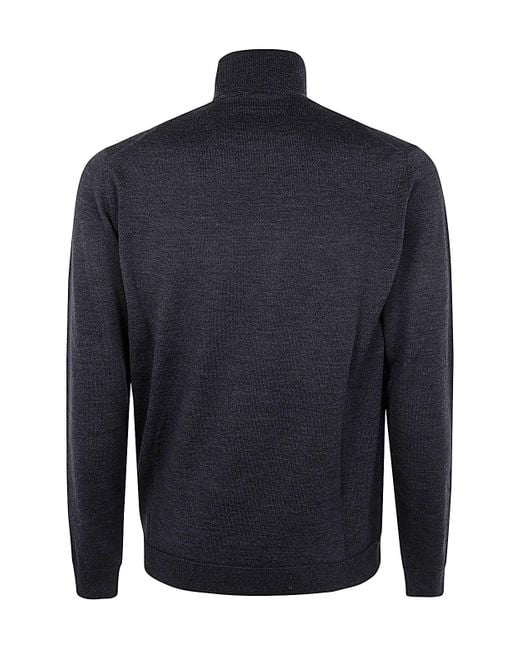 Nuur Blue Turtleneck Sweater for men