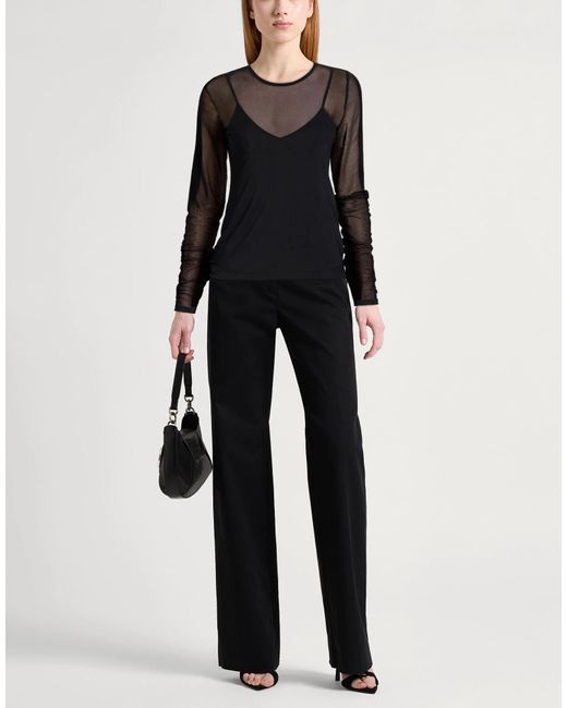 Rag & Bone Black Plain Colour Top