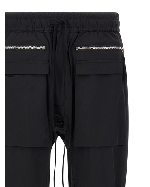 Thom Krom Black Technical Fabric Joggers for men