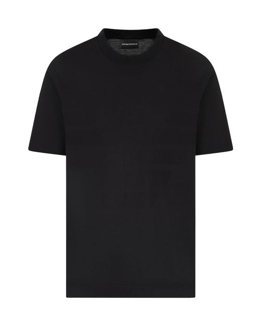 Emporio Armani Black Short-Sleeved T-Shirt for men