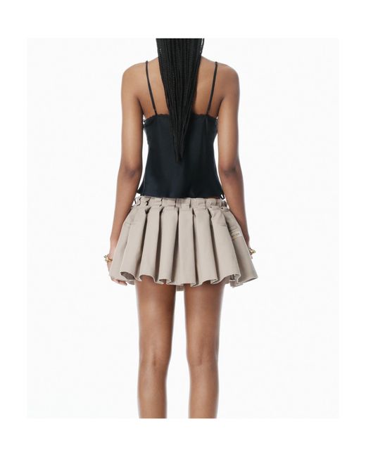 Alexander Wang Black Lace Trim Tank Top