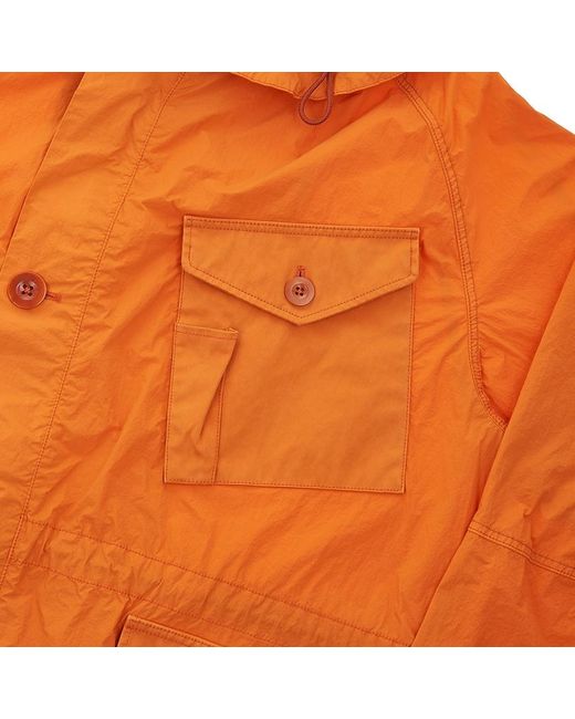 C P Company Orange Long-Sleeved Casual Jacket for men