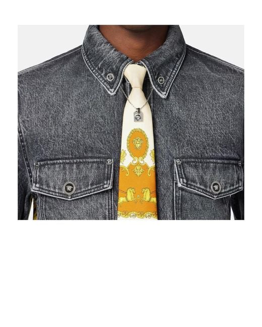 Versace Metallic Icon Necklace for men