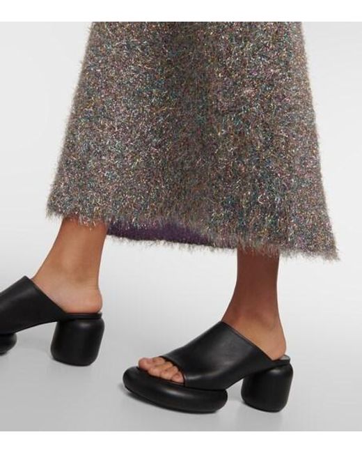 Jil Sander Gray Midi Dress