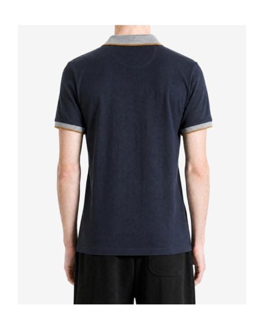 Barbour Blue Cornsay Short-Sleeved Polo Shirt for men
