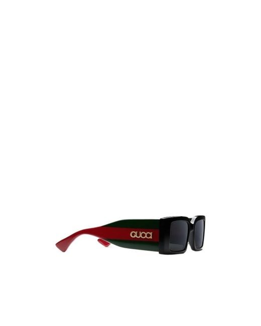 Gucci Black Eyewear Square Frame Sunglasses
