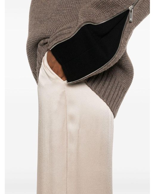 Herno Natural Drawstring Straight Leg Pants