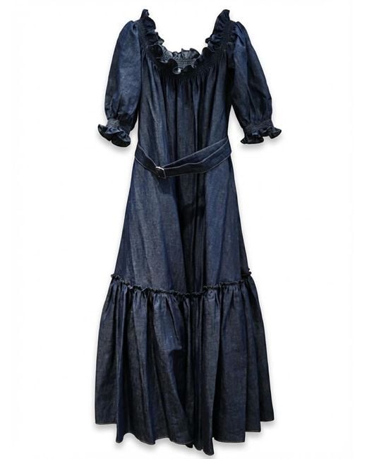 Dior Blue Logo Dress