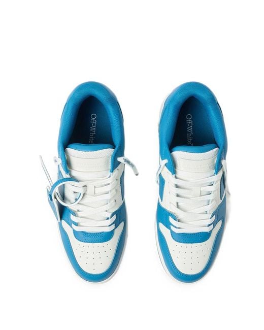 Off-White c/o Virgil Abloh Blue Round-Toe Sneakers for men