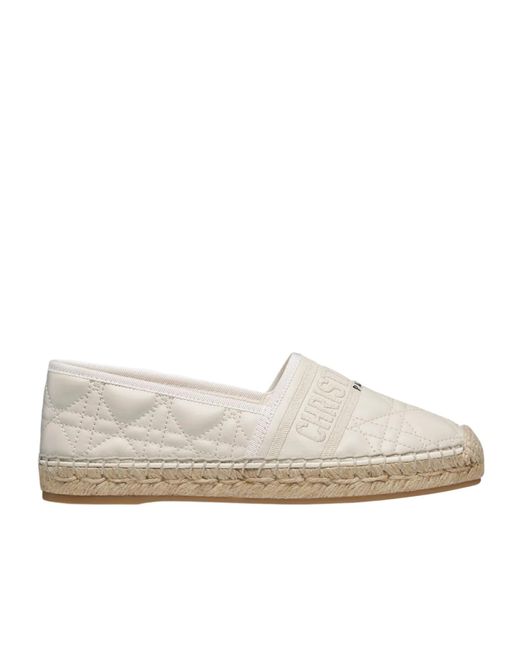 Dior White Granville Espadrille