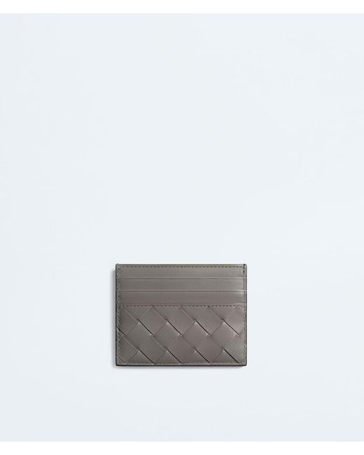 Bottega Veneta Blue Intrecciato Credit Card Case for men