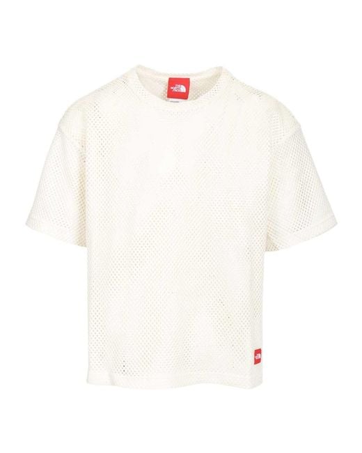 The North Face White Box Mesh T-Shirt for men