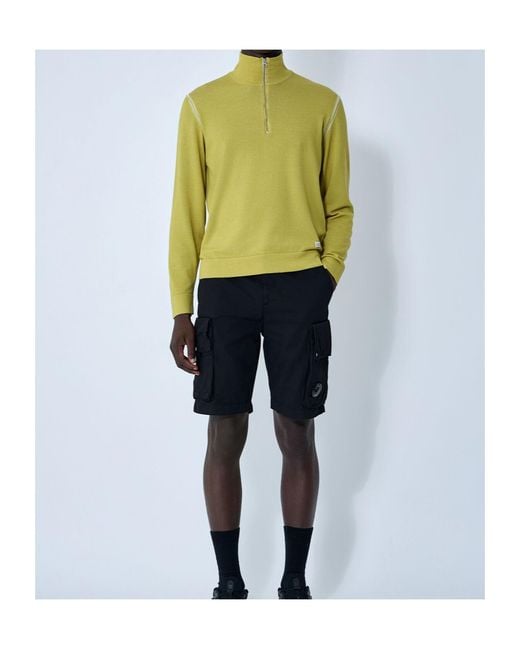 C P Company Green Half Zip Knit Pullover for men
