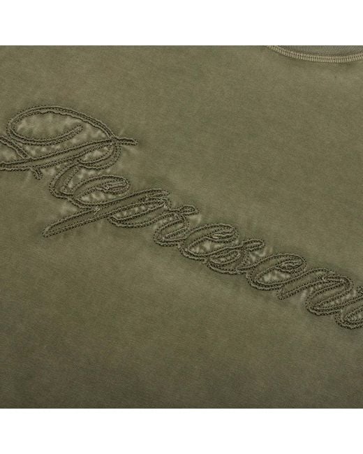 Represent Green Logo Crew Neck T-Shirt for men