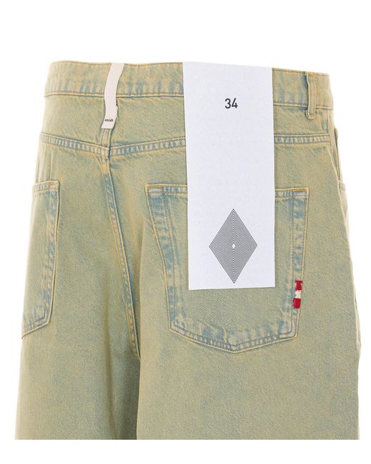 AMISH Green Huge Burgers Jeans for men