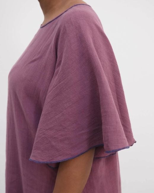 Baserange Purple Loose Dress