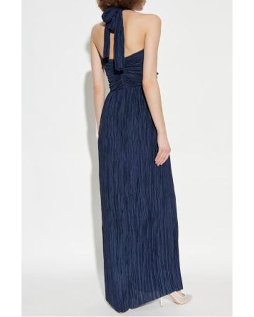 Cult Gaia Blue Off Shoulder Dress