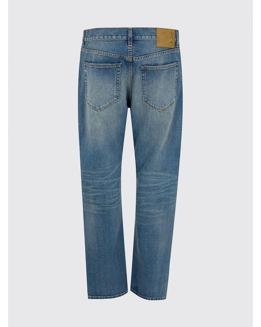 Haikure Blue Logo Jeans for men