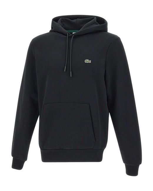Lacoste Blue Fleece Hoodie for men