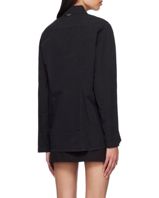 Our Legacy Black Relaxed Fit Shirt Top