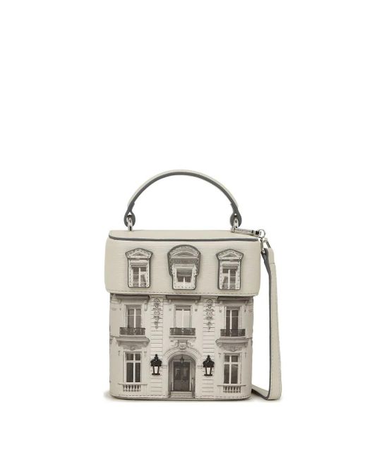 Karl Lagerfeld Gray Rue St-Guillaume Maison Crossbody Bag