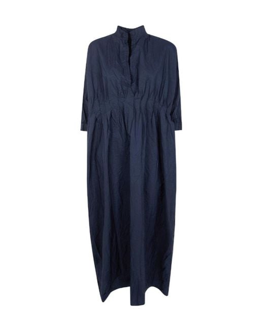Daniela Gregis Blue Short Sleeve Dress