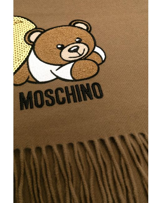 Moschino Metallic Wool Scarf for men