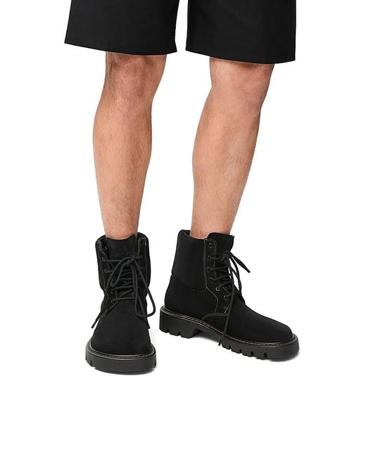Loewe Black Sierra Combat Ankle Boot for men
