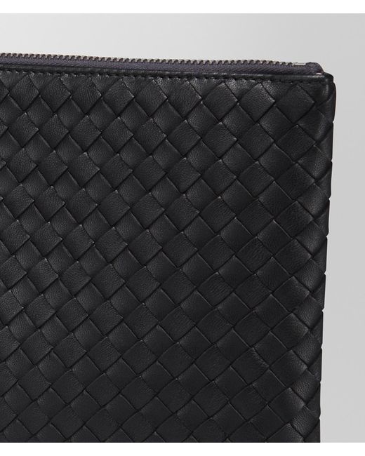 Bottega Veneta Black Intrecciato Document Case for men