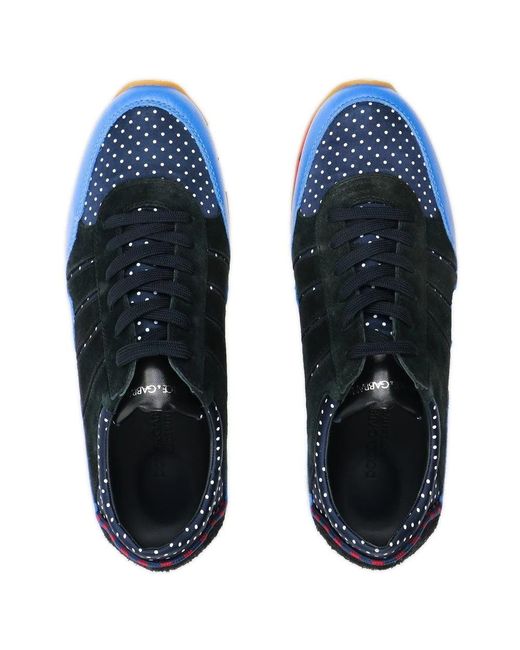 Dolce & Gabbana Blue Logo Details Casual Sports Shoes for men