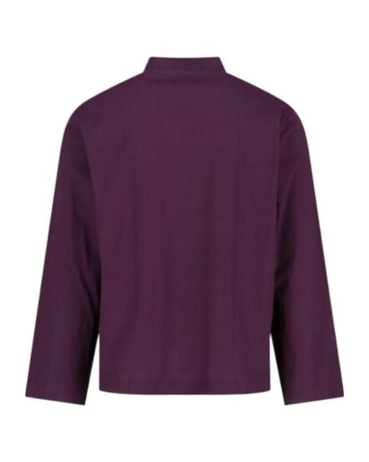 Our Legacy Purple Long-Sleeved T-Shirt for men