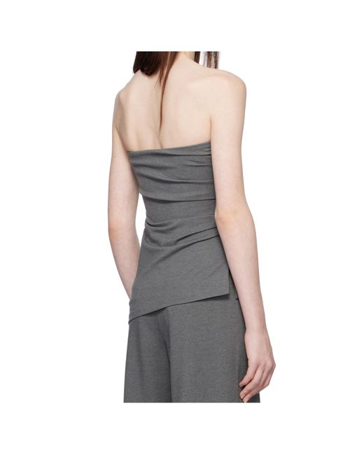 Rag & Bone Gray Bandeau Top