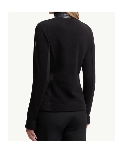 Moncler Black Half-Zip Sweatshirt